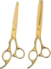 Pcs Stainless Steel Hairdressing Scissors Set Hair Cutting Scissor for Home Barber Shop Multi-use Hair Trimmer Salon Cutter