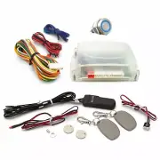 One Touch Engine Start Kit with RFID - Blue illuminated Button suspension parts (for: Porsche)