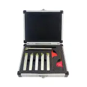 6PC INDEXABLE TURNING AND BORING TOOL SET 10MM SHANK WITH TCMT 11 TIPS RDGTOOLS