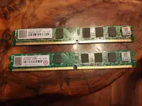 在飛比找Yahoo!奇摩拍賣優惠-DDR2 800 2G 創見 記憶體 2條合售