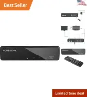 HD ATSC Digital Converter Box - Record, Playback, Enhance TV - Signal Booster