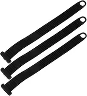 Generic 3pcs Roof Straps Roof Rack Bungee Straps Luggage Tie Down Strap Cargo Bungee Cords Bungee Straps for Luggage Tie Down Rope Straps for Trucks Bungee Rope Luggage Straps Rubber Black