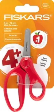 Fiskars Kids Blunt-Tip Scissors 5"-Red 106704-3
