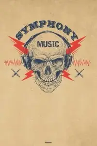 在飛比找博客來優惠-Symphony Music Planner: Skull 