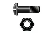 Felco Nut + bolt set for model 600 folding pruning saw - Genuine Felco parts