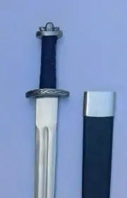 Full Tang Carbon Steel Godfred Viking Sword with Scabbard