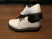 Dr Martens White 1461 BEX SMOOTH LEATHER OXFORD SHOES Men 7 Women 8 NEW