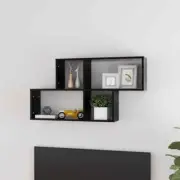 Wall Shelf Black 100x18x53 cm Engineered Wood