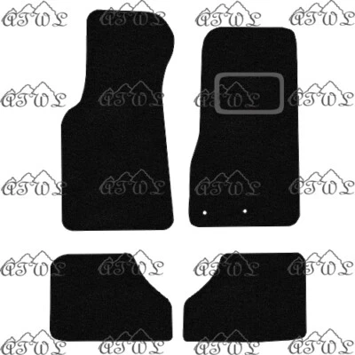 FITS ASTON MARTIN DB7 V6 1994 TO 2004 TAILORED BLACK CARPET CAR FLOOR MATS SET.