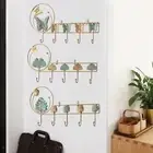 Nordic Decorative Iron Portable Coat Rack Behind The Door Wall Hook For Windows