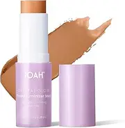 JOAH Crystal Glow Tinted Luminizer Stick, Multitasking Korean Makeup Highlighter and Bronzer Stick, Customizable Formula for a Natural Glow, Peptide Infused, Medium with Warm Undertones