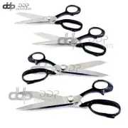 Tailor Upholstery Scissors Black 8",10",12", 14" Heavy Duty - Stainless Steel