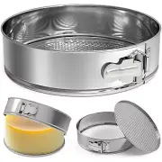 10 Inch Springform Pan Stainless Steel Cheesecake Pan Nonstick Springform Cake