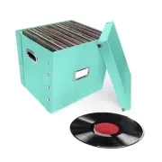 Snap-N-Store Vinyl Record Storage Box - 12" - 1 Pack- Crate Holds up to 75 Vi...