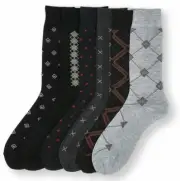 12 Pairs Mens Argyle Dress Socks NEW Premium Blended Focus #7Focus7 Size 10-13