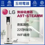 LG吸塵器 A9TS 蒸氣濕拖手持無線吸塵器 A9T-STEAMW(雪霧白)