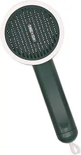 Slicker Brush for Cats - Kitten Hair Grooming Comb | Multifunctional Portable Cat Slicker Brush with Release Button for Long-Haired Pet