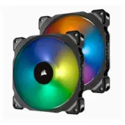 Corsair ML140 PRO RGB 2 Fan Pack with Lighting Node Pro, 140mm Premium Magnetic