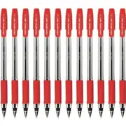 Pilot Box 12 BPS-GP Ballpoint Pen Fine 0.7mm (Red)