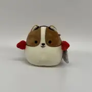 Squishmallow 2021 Halloween 4.5" Reginald Corgi Dog The Devil Plush NWT!