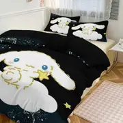 a2326 Cute Cinnamoroll Cartoon Character Duvet Cover Set Bedding Set 3D Cartoon Printed Comfortable And Soft Bed Set Room Decor for Bedroom jfr2326