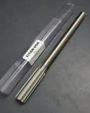 Titan USA 49/64" Straight Flute Chucking Reamer 9½" OAL HSS .7656" Machinist