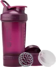 Blender Bottle Shaker Bottle with Pill Organizer and Storage for Protein Powd...
