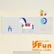 iSFun 童話小馬 彈性塗鴉冷氣防塵套