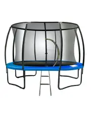 8ft Kahuna Trampoline Free Ladder Spring Mat Net Safety Pad Cover Round Enclosure Blue