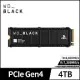 WD BLACK 黑標 SN850P 4TB M.2 NVMe PCIe SSD固態硬碟 OFFICIALLY LICENSED FOR PS5 公司貨