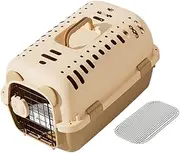 Leefasy Pet Travel Carrier Hard Sided Transport Box Capsules Spacious Versatile Cat Cage Dog Kennel for Quick Trips Small Medium Dog, L