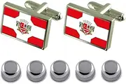 [Select Gifts] Shirt Dress Studs Potim City Sao Paulo State Flag Cufflinks