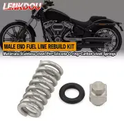 Fuel Tool Male End Fuel Line Rebuild Kit For Harley Dyna Touring with Delphi EFI