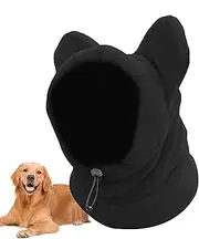 Dog Hat - Hats for Dogs | Dog Winter Hat | Thickened Cozy Polar Fleece Dog Hood,Cold Weather Ears Hoodie, Washable Head Wrap for Small Medium Animal Winter Training, Dog Hats for Large Dogs