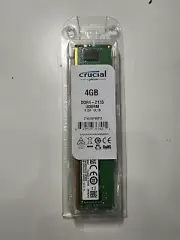 Crucial By Micron 4GB Single DDR4-2133 UDIMM 1.2V CL15 (PC4-17000) SR Unbuffered