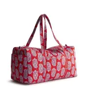 Vera Bradley Women's Premium Cotton Large Original Duffel Iconic Paisley Gogi...