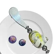 Shell Design Fork, Conch Spoon - Natural Conch Handle Dinner Spoon - Vintage Sugar Spoon for Ice Cream, Coffee, Afternoon Tea