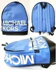 MICHAEL KORS SPORT OXFORD ORCHID BLUE SHEEN NYLON TOP ZIP,LARGE BACK PACK,BAG