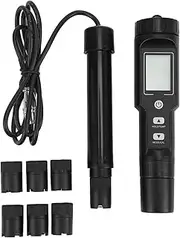 Gearwell Dissolved Oxygen Meter, DO9100 Digital Oxygen Tester, Portable DO Sensor with Temperature Detector, Water Quality Meter for Aquarium, Swimming Pool Oxygen Analyzer (標準) バックライトなし