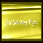 GOLD MYLAR EMBROIDERY SHEETS BIG - 20 x 30 in.