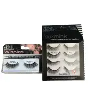 ARDELL Lashes Faux Mink Black #811 4 Pairs & #701 WISPIES 1 Pair NEW