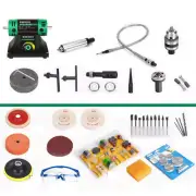 Multifunction Home Jewelry Polishing Machine Rock Polisher 220V Bench Buffer Set