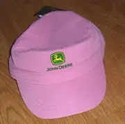 *JOHN DEERE GIRL'S BASEBALL CAP HAT SIZE L/XL PINK NWT