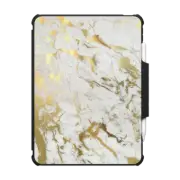 iPad Air 11-inch (M2/M3) Impact Folio Case Gold marble