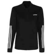 ADIDAS Womens Black & White Back 2 Basics Tracksuit Jacket Small 8-10 BNWT
