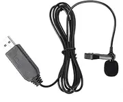KICHOUSE Mini Microphone for Computer Omnidirectional Recording Lapel Mic for Streaming Vlogging and Conference Calls