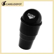 Car Motor Mini Trash Rubbish Bin Can Garbage Dust Case Holder Black Item of 1