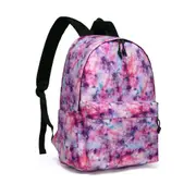 Lightweight School College Backpack - Pink Galaxy
