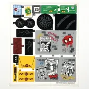 LEGO STICKER SHEET 76057 Spider-Man Web Warriors Ultimate Bridge Battle Decals