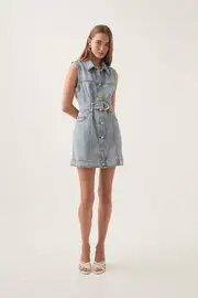 Ray Denim Mini Dress